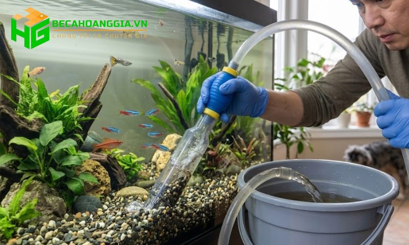 Dụng cụ thay nước bể cá