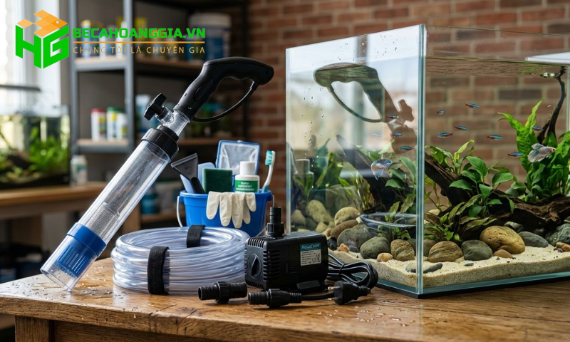 Dụng cụ thay nước bể cá