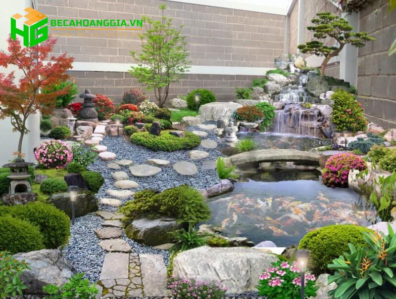 Mẫu tiểu cảnh hồ cá đẹp