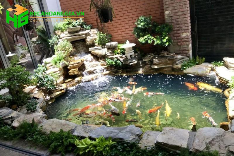 Mẫu tiểu cảnh hồ cá đẹp