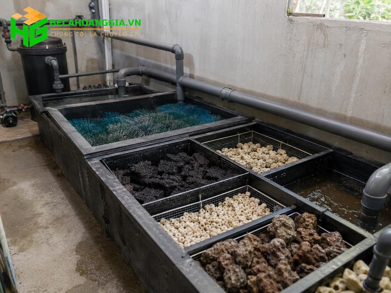 Vật liệu lọc hồ cá koi