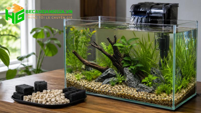 Cách tạo vi sinh cho bể cá