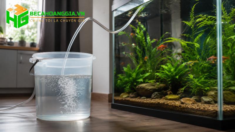 Khử clo nước máy nuôi cá