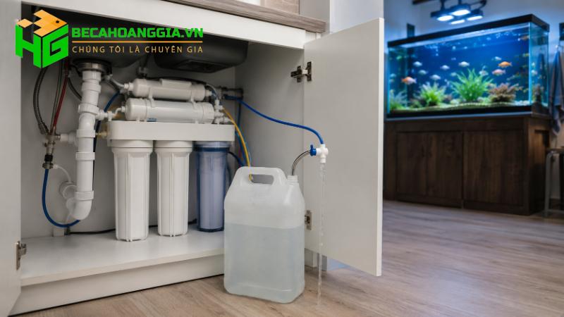 Khử clo nước máy nuôi cá